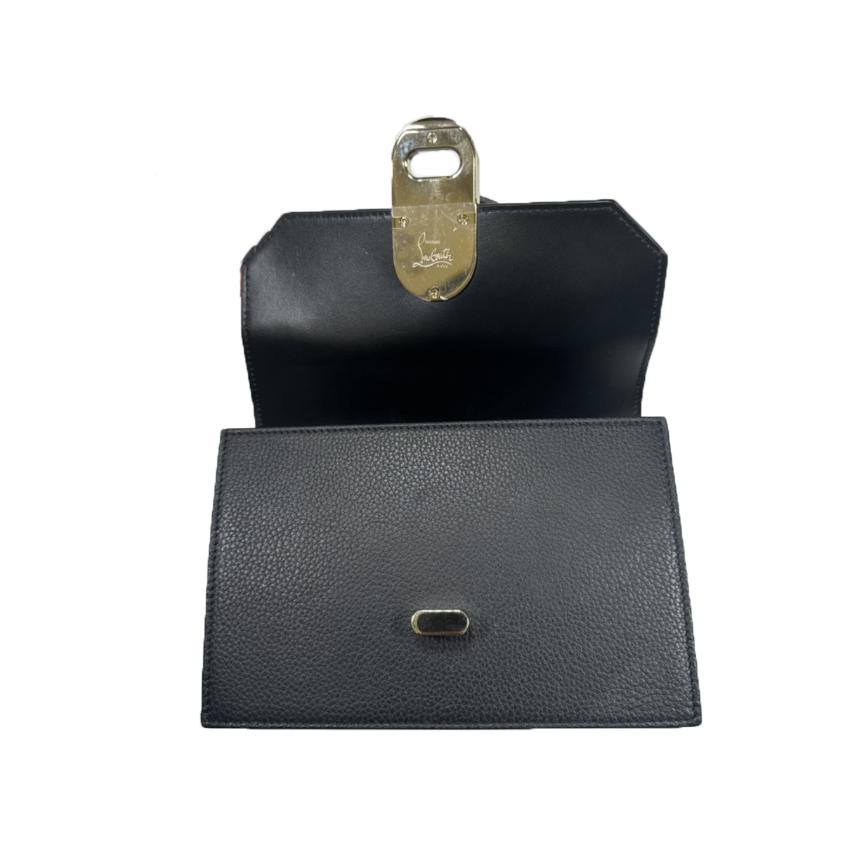 PRELOVED CHRISTIAN LOUBOUTIN ELISA TOP HANDLE BAG IN BLACK