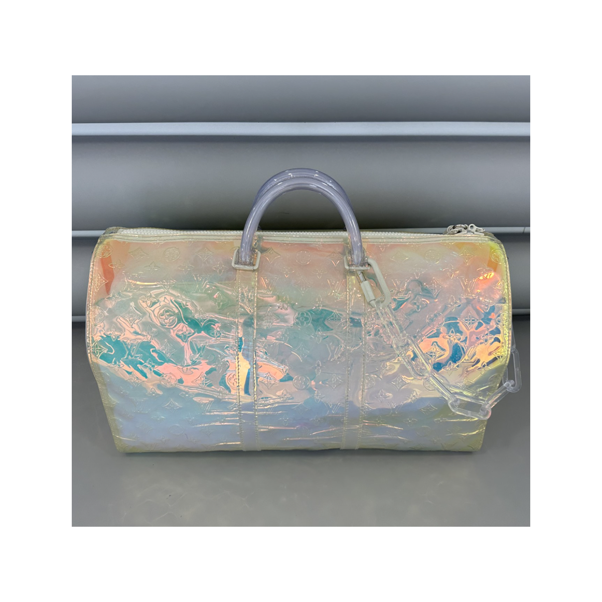 PRELOVED LOUIS VUITTON KEEPALL BANDOULIERE 50 IN IRIDESCENT