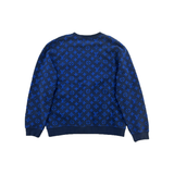 PRELOVED LOUIS VUITTON FULL MONOGRAM CREW NECK IN TWO TONE BLUE