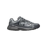 DIOR B30 TECHNICAL MESH & FABRIC BRILLIANT-FINISH TRAINERS IN LIGHT GREY