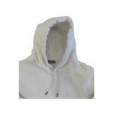 PRELOVED DIOR OBLIQUE RELAXED-FIT HOODIE IN OFF WHITE