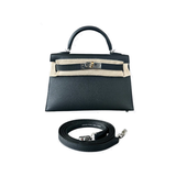 HERMES EPSOM MINI KELLY 20 IN BLACK