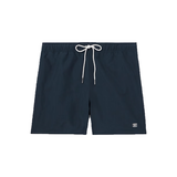 CELINE HOMME STRAIGHT-LEG LOGO SWIM SHORTS IN BLUE