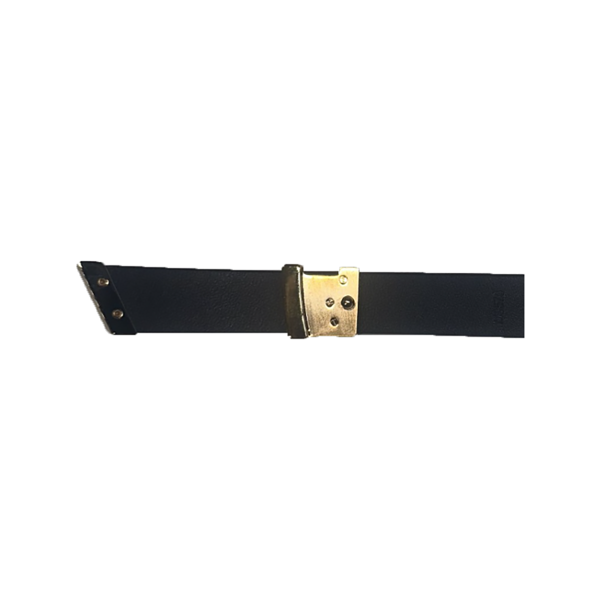 PRELOVED LOUIS VUITTON LV LOGO BELT IN BLACK