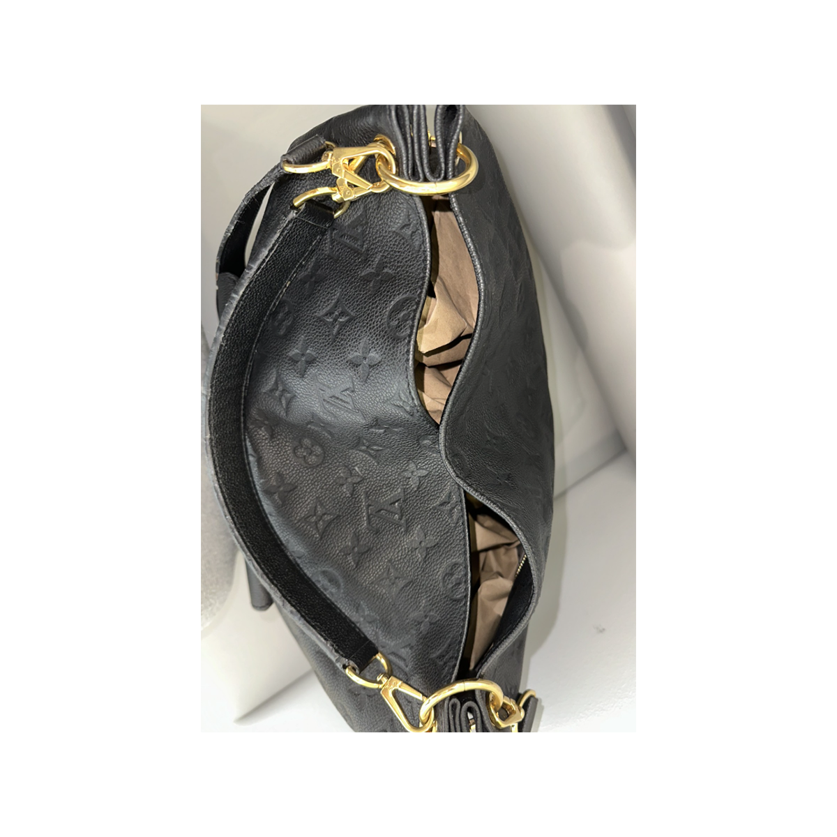PRELOVED LOUIS VUITTON METIS EMPREINTE HOBO BAG IN BLACK