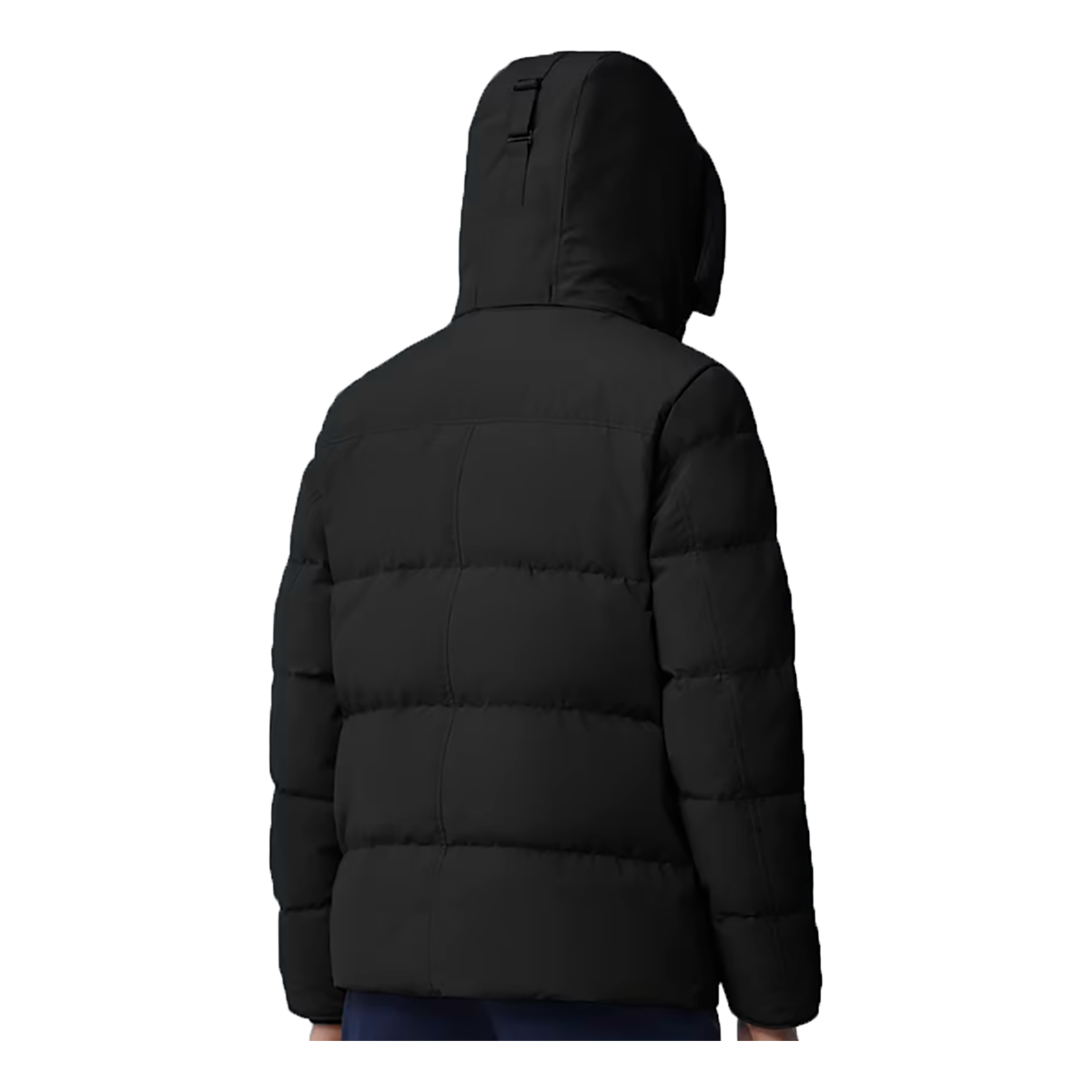 CANADA GOOSE WYNDHAM PARKA IN BLACK WITH THE ICONIC BADGE