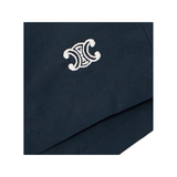 CELINE HOMME STRAIGHT-LEG LOGO SWIM SHORTS IN BLUE