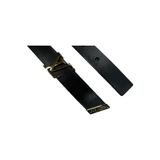 PRELOVED LOUIS VUITTON LV LOGO BELT IN BLACK