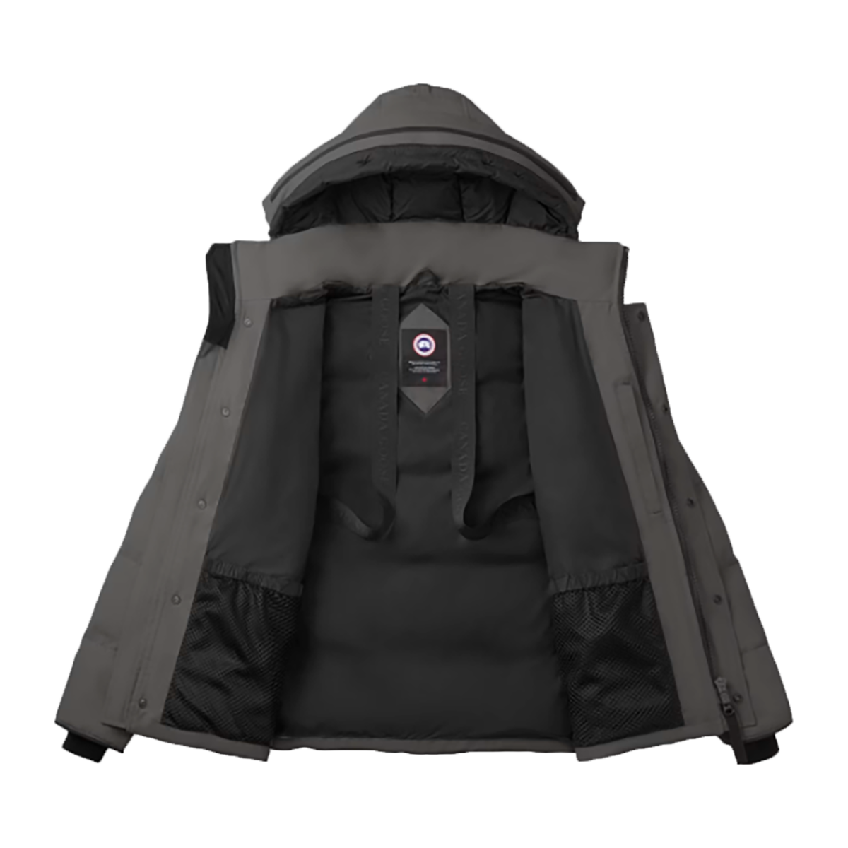 CANADA GOOSE WYNDHAM PARKA ICONIC BADGE IN GRAPHITE