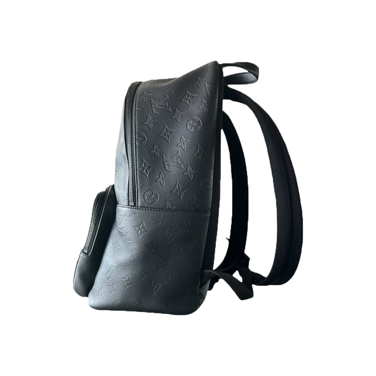 PRELOVED LOUIS VUITTON SHADOW MONOGRAM RACER BACKPACK IN BLACK