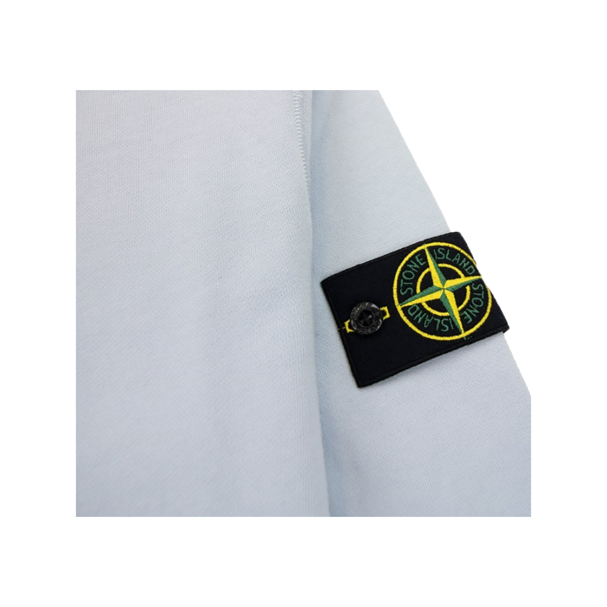 STONE ISLAND CREW NECK SWEATER IN SKY BLUE