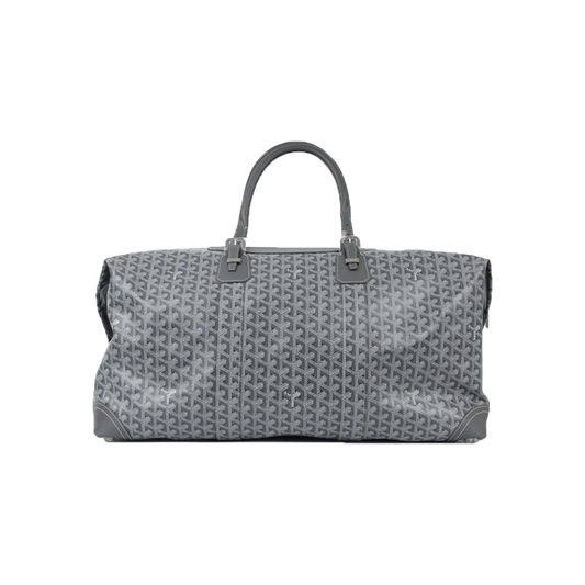 PRELOVED GOYARD BOWLING 55 KEEPALL IN GREY