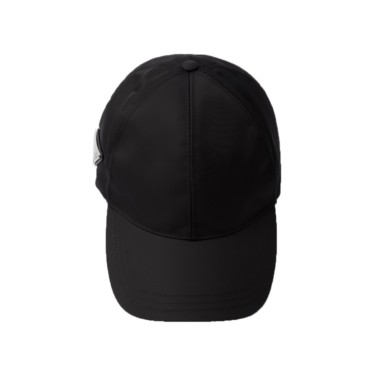 PRADA RE-NYLON BASEBALL CAP IN BLACK