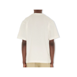 BURBERRY CROSS STITCH EKD COTTON T-SHIRT IN CHALK