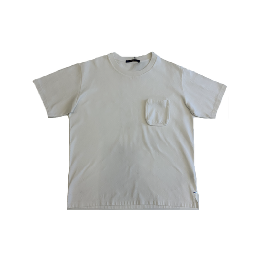PRELOVED LOUIS VUITTON 3D MONOGRAM T-SHIRT IN WHITE