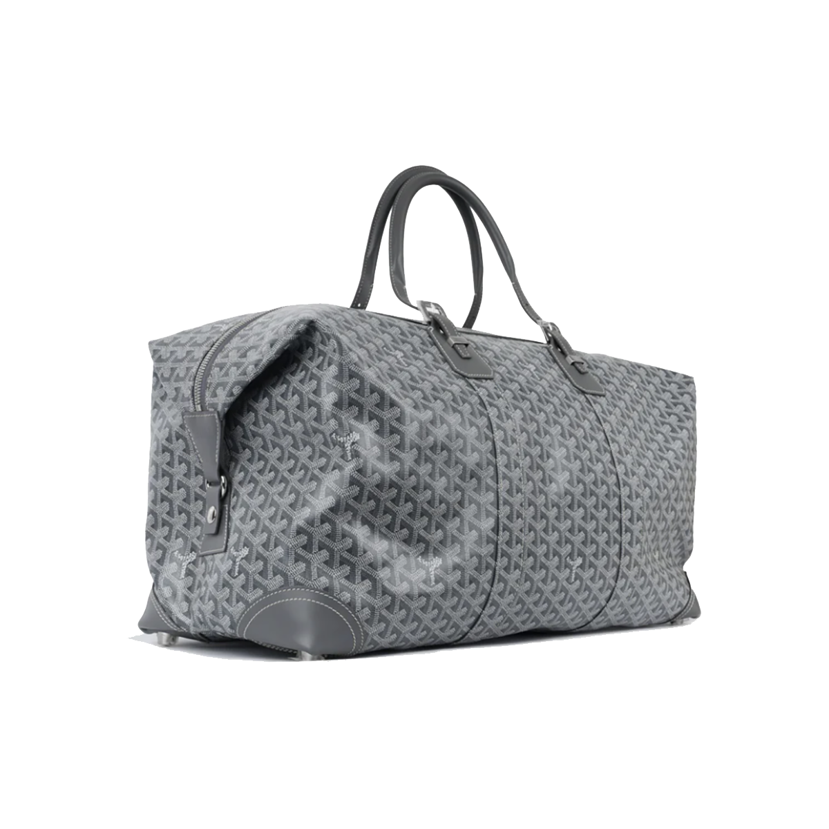 PRELOVED GOYARD BOWLING 55 KEEPALL IN GREY