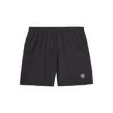 STONE ISLAND STRAIGHT-LEG SWIM SHORTS IN BLACK