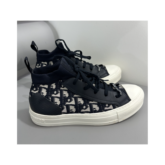 PRELOVED DIOR WALK N DIOR HIGH TOP IN BLACK