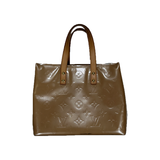 PRELOVED LOUIS VUITTON VERNIS READE PM IN BEIGE