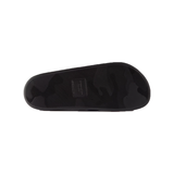MONCLER BASILE LOGO-EMBOSSED STRIPED RUBBER SLIDDERS