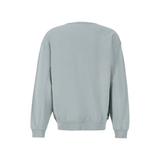 STONE ISLAND LOGO-EMBROIDERED SWEATER IN BLUE