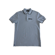 PRELOVED PRADA LOGO BADGE POLO SHIRT IN BABY BLUE