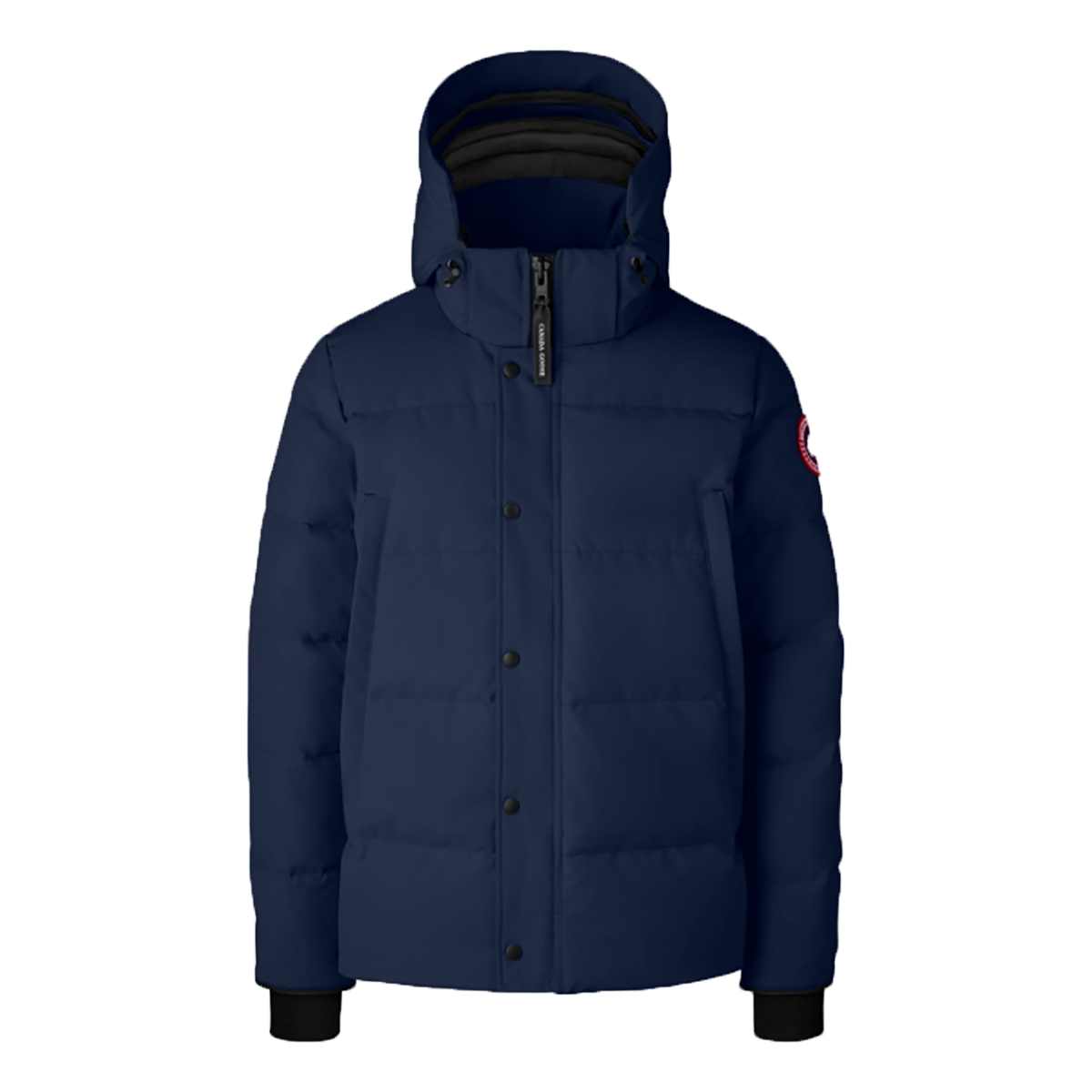 CANADA GOOSE WYNDHAM PARKA ICONIC BADGE IN ATLANTIC NAVY