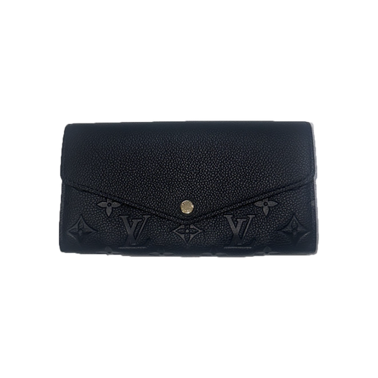PRELOVED LOUIS VUITTON PORTEFEUILLE SARAH PURSE IN BLACK