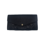PRELOVED LOUIS VUITTON PORTEFEUILLE SARAH PURSE IN BLACK