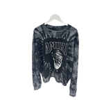 AMIRI LOGO PRINT SWEATER IN BLACK