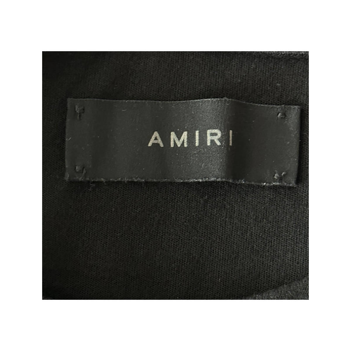 AMIRI HOLR RENFREW BLACK AND WHITE HOCKEY LOGO T-SHIRT