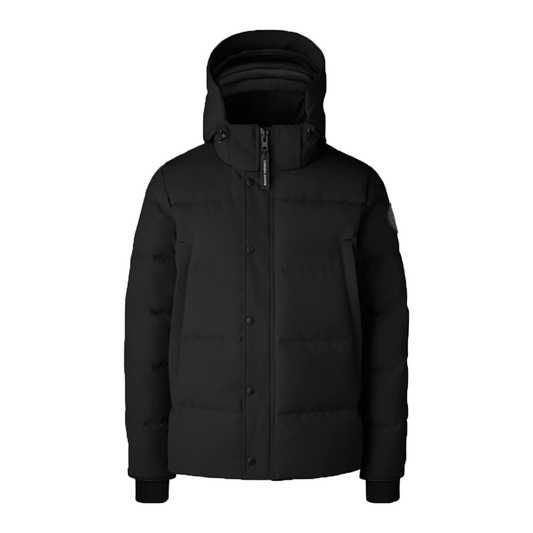 CANADA GOOSE WYNDHAM PARKA BLACK LABEL JACKET IN BLACK