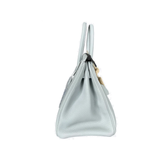 HERMES TOGO BIRKIN 30 IN PALE BLUE