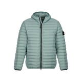 STONE ISLAND PACKABLE QUILTED JACKET IN BLUE