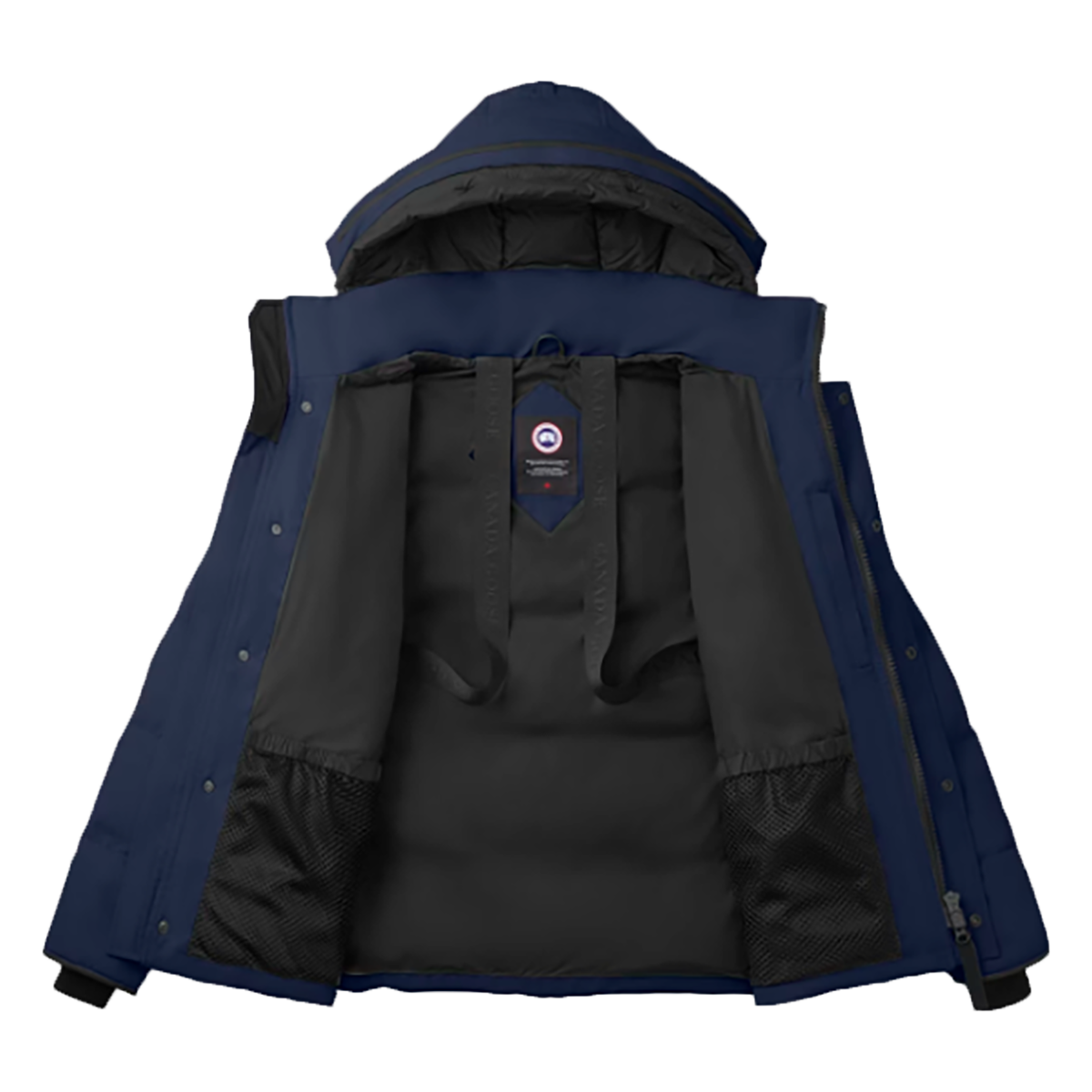 CANADA GOOSE WYNDHAM PARKA ICONIC BADGE IN ATLANTIC NAVY