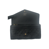 PRELOVED LOUIS VUITTON PORTEFEUILLE SARAH PURSE IN BLACK