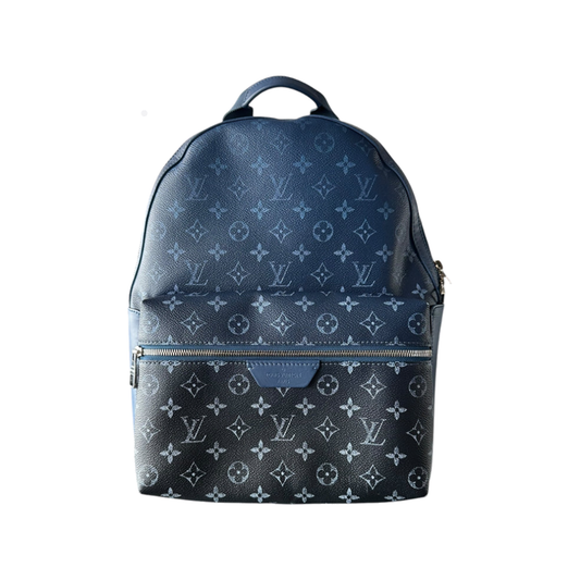 LOUIS VUITTON BLACK AND BLUE GRADIENT MONOGRAM DISCOVERY BACKPACK