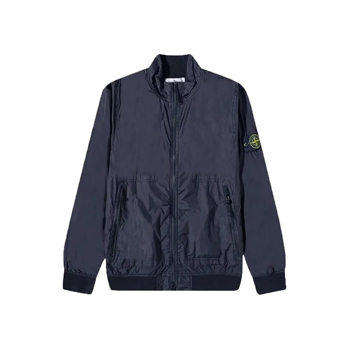 STONE ISLAND CRINKLE REPS JACKET IN NAVY BLUE