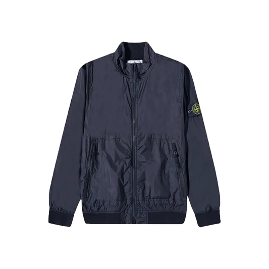 STONE ISLAND CRINKLE REPS JACKET IN NAVY BLUE