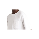 LOEWE LOGO-EMBROIDERED COTTON T-SHIRT IN WHITE