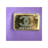 CHANEL PURPLE CAVIAR QUILTED MEDIUM FLAP BAG