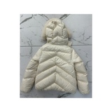 PRELOVED MONCLER JUNIOR FUR JACKET IN WHITE