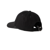 CELINE HOMME LOGO-APPLIQUED WOOL-TWILL BASEBALL CAP IN BLACK