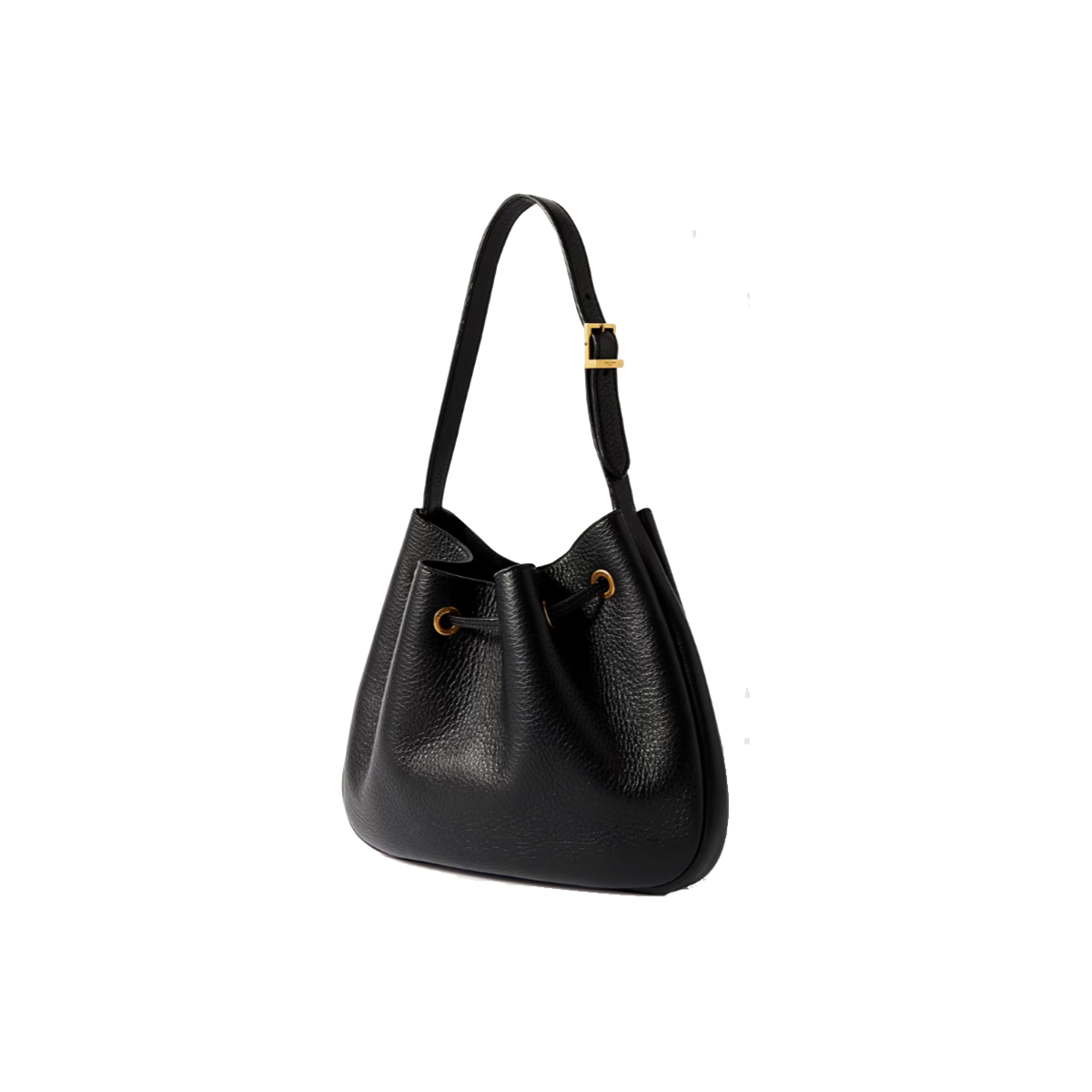 SAINT LAURENT PARIS VII SMALL EMBELLISHED TEXTURED-LEATHER SHOULDER BAG