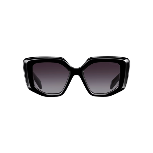 PRADA GRADIENT GRAFITE LENSES SUNGLASSES WITH TRIANGLE LOGO