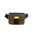 LOUIS VUITTON S LOCK MESSENGER BAG IN BROWN AND YELLOW