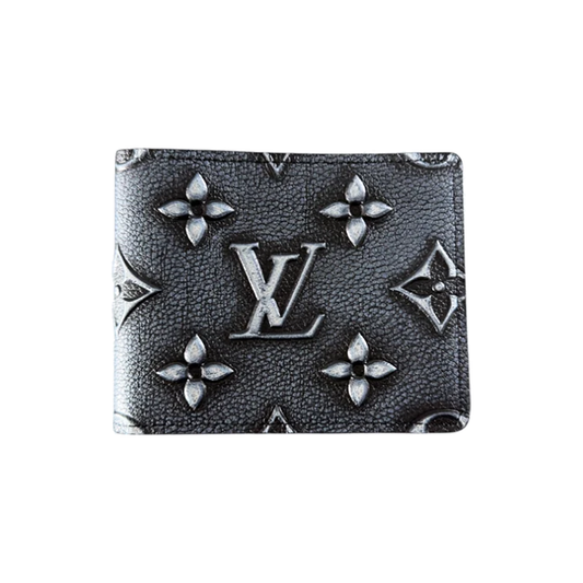 LOUIS VUITTON MONOGRAM MULTIPLE WALLET IN GREY