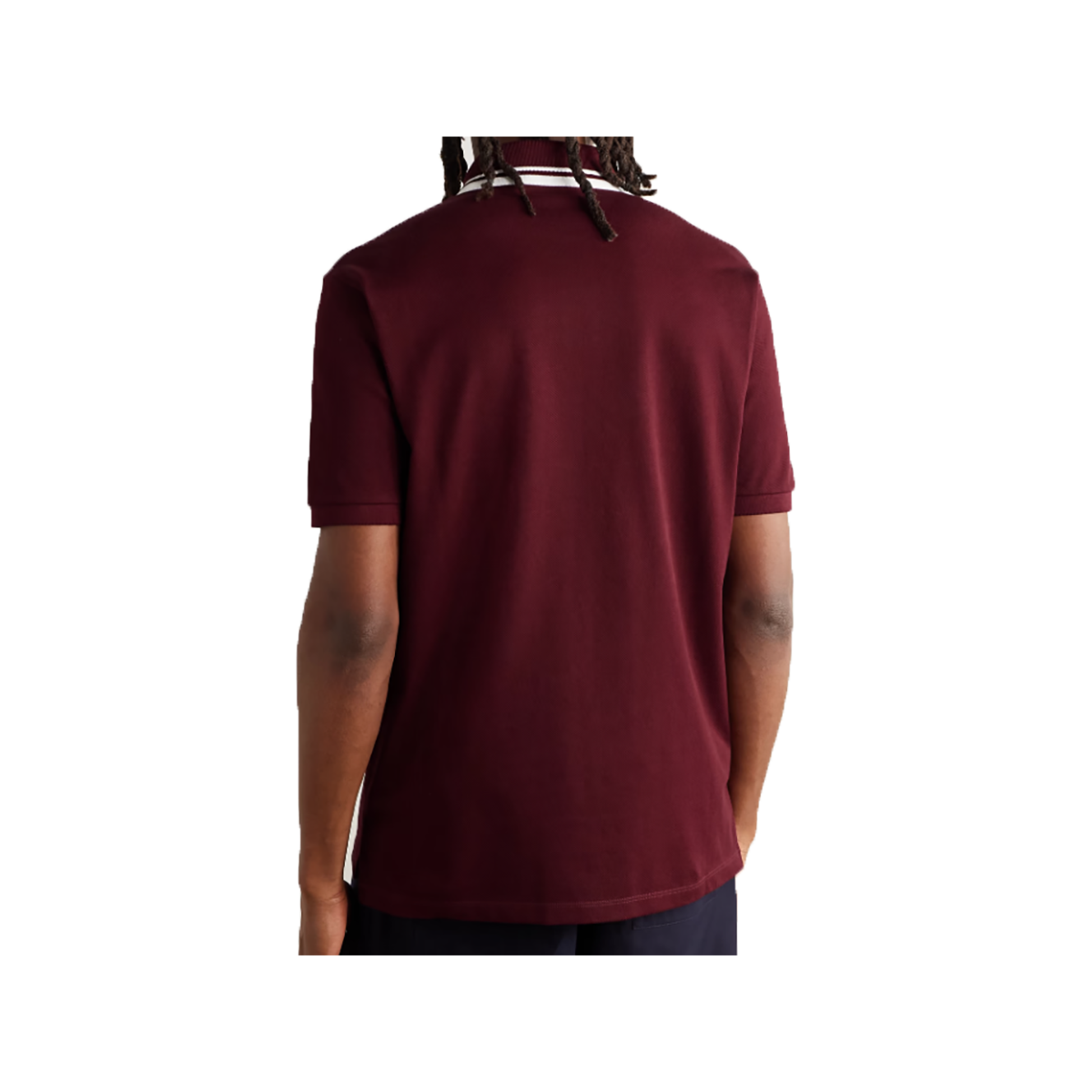 GUCCI LIDO LOGO-EMBROIDERED STRETCH-COTTON POLO IN BURGUNDY