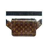 LOUIS VUITTON S LOCK MESSENGER BAG IN BROWN AND YELLOW