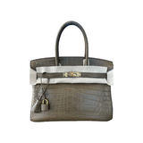 PRELOVED HERMES MATTE GRIS CROCODILE BIRKIN 30
